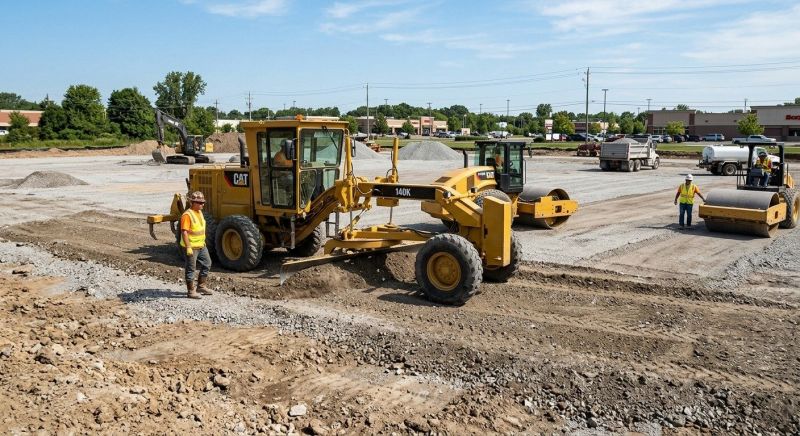 Parking Lot Excavation in Acworth, GA