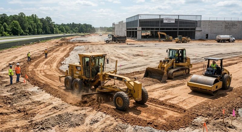 Parking Lot Gravel Repair in Katy, TX