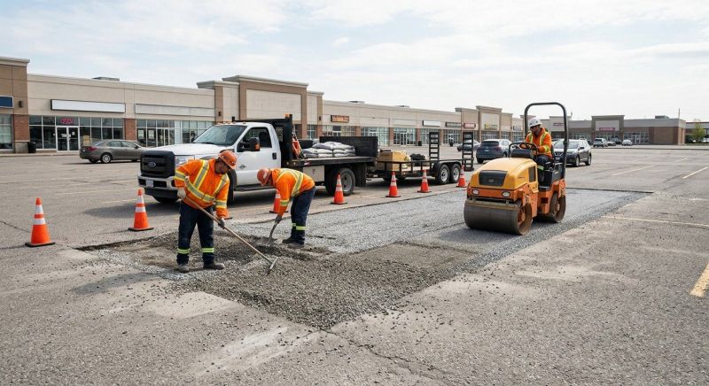 Parking Lot Leveling in Heber City, UT