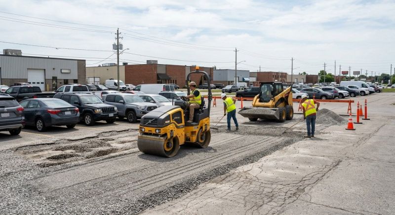Parking Lot Leveling in South Houston, TX